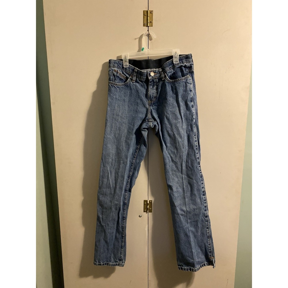 Wrangler Cash Ultimate Riding Jeans 28/5x32 Womens Blue Western Cowgirl Bootcut